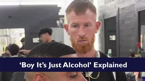 barbershop tiktok|it's just alcohol tiktok barber.